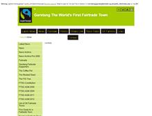 Tablet Screenshot of garstangfairtrade.org.uk